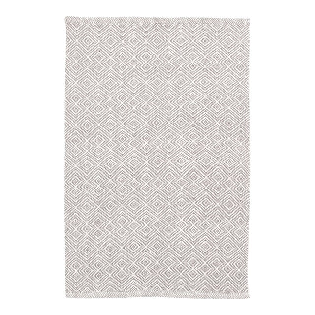 Bunny Williams for Dash & Albert Annabelle Grey Indoor/Outdoor Rug, 9' 6" x 13' 6" For Sale