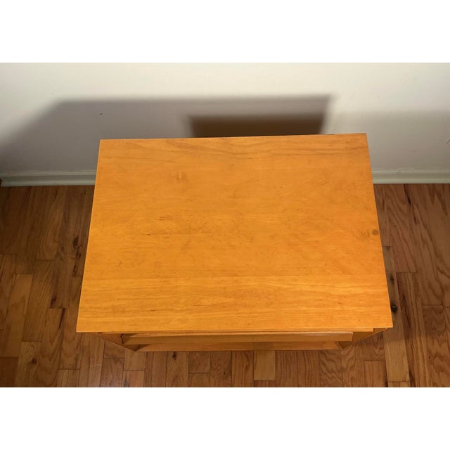 Brown Mid-Century Modern Two Drawer Chest/Nightstand by Birchcraft Baumritter, Circa 1960s For Sale - Image 8 of 12