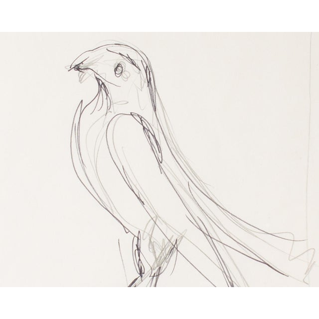 Ink and Graphite Momento Mori Drawing by James L. Bruch For Sale - Image 4 of 7