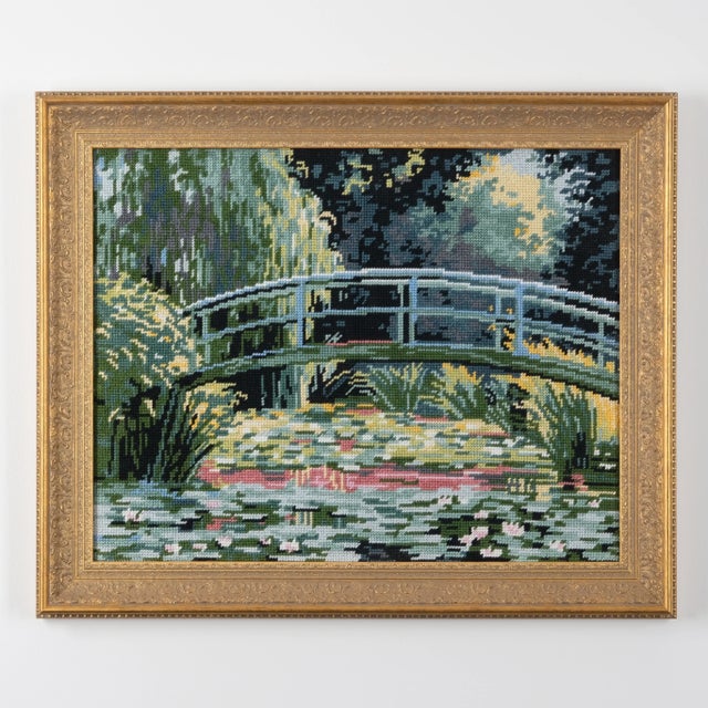 Claude Monet’s The Japanese Footbridge (Le Pont Japonais) is a 100% cotton canvas created by Royal Paris manufactured in...