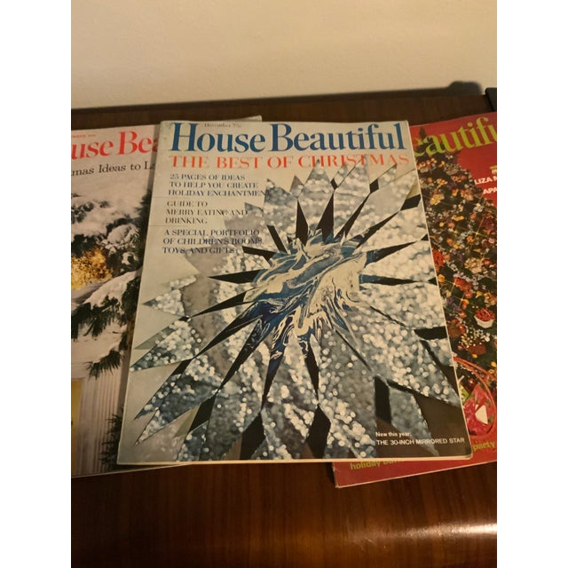 Vintage Rare House Beautiful Christmas Holiday Magazines, Late 1960s & 1970s - Set of 3 For Sale - Image 9 of 14