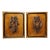Pair of Antique French Carved Burl Walnut and Oak Hunt Panels, Circa 1870 For Sale