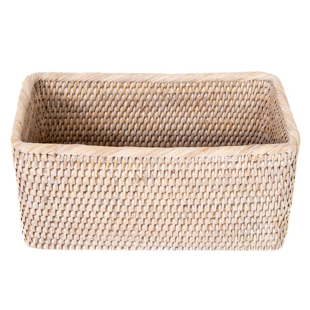 Artifacts Rattan Rectangular Basket For Sale In Houston - Image 6 of 6