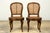 Set of Six Mid-19th Century French Napoleon III Carved Oak and Cane Dining Chairs For Sale - Image 10 of 18