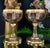 Antique Steiner & Vogel Amethyst and Gold Champagne Coupes Moser Styled - A Pair For Sale - Image 4 of 12