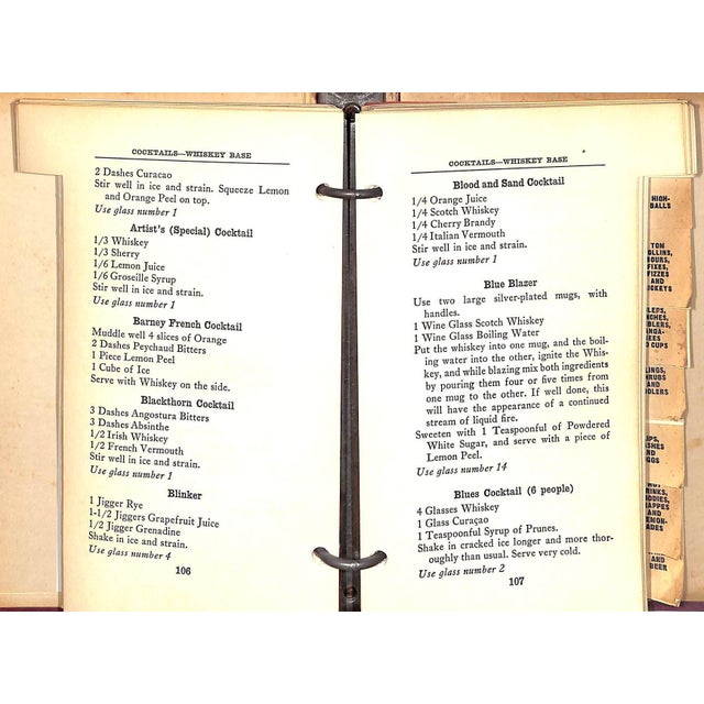 Traditional "The Official Mixer's Manual" 1934 Duffy, Patrick Gavin For Sale - Image 3 of 12