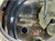 Gold Antique Victorian Ansonia Crystal Regulator Clock With Urn Finial For Sale - Image 8 of 11