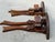 Wood Vintage Folk Art Hand-Carved Bow Wall Shelves, a Pair For Sale - Image 7 of 9