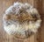 English Antique Queen Anne–Style Footstool With Repurposed Coyote Fur Upholstery For Sale - Image 3 of 6