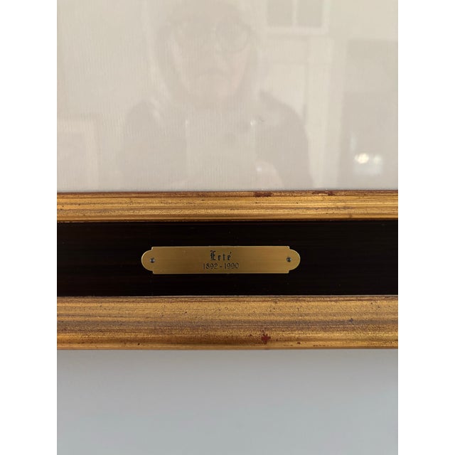 Art Deco 1950s Art Deco Print by Erté For Sale - Image 3 of 9