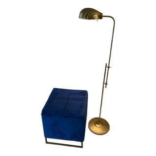 1970s Mid-Century Modern Clam Shell Floor Lamp For Sale