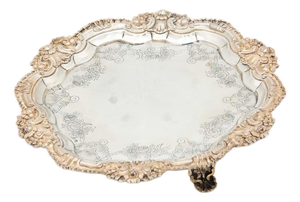 Silver Catchall with Edge Relief