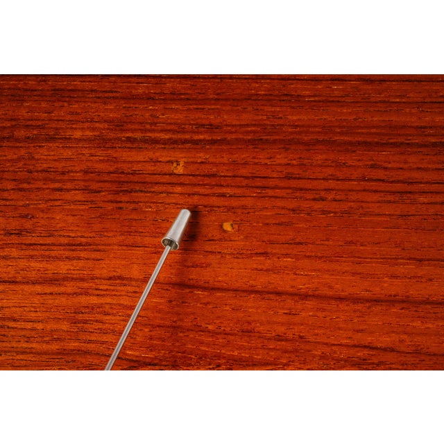 Danish Mid-Century Modern Model 75 Teak Writing Desk Attributed to Gunni Omann for Omann Jun Møbelfabrik, Denmark, C. 1960s For Sale - Image 11 of 17