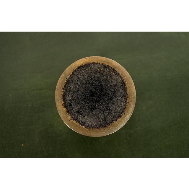 Tiffany Studios Tiffany Studios New York Grapevine Pattern Bronze Doré and Favrile Slag Glass Pen Brush For Sale - Image 4 of 8