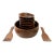 Ozark Walnutware Handturned Walnut Wood Serving Bowl Set - 11 Pieces For Sale