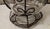 Late 19th Century Antique French Pedestal Urn Caged Glass Twisted Wire Vase Late 19th Century For Sale - Image 5 of 11