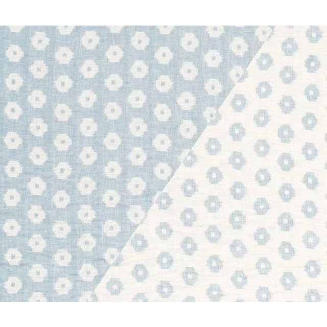 Sample - Schumacher Timur Weave Fabric in Sky For Sale