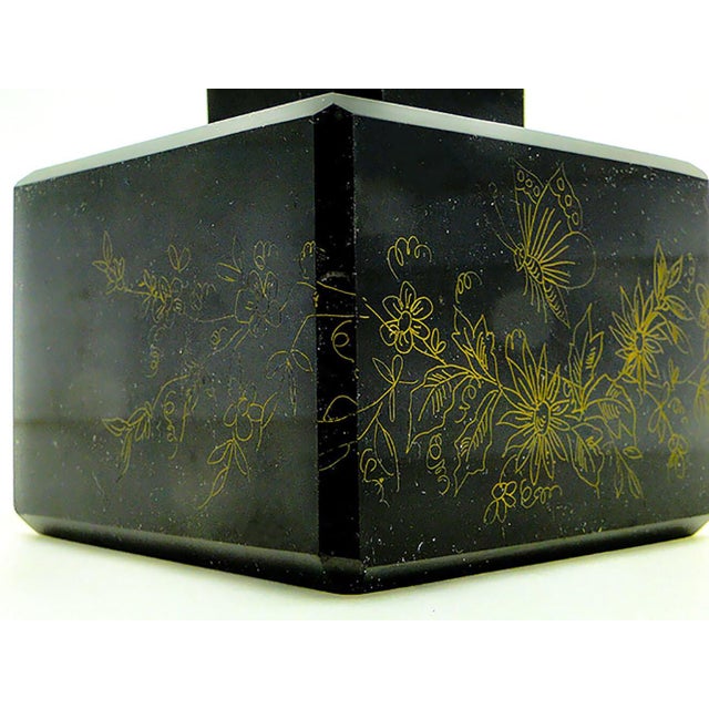 Art Nouveau Hialith Crystal Inkwell from Moser, Austro-Hungary, 1900s For Sale - Image 13 of 14