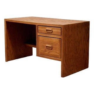 Mid 20th Century Oak Boho Desk For Sale