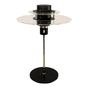 1990’s Postmodern Art Deco Saucer Table Lamp