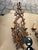 Wood 1990s Roberto Giovannini Art. 1170 Ramage Italian Carved Wood Two - Light Sconces - a Pair For Sale - Image 7 of 10