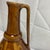 Ceramic Vintage Pottery Pitcher Vase With Shiny Brown Glaze Made in Poland For Sale - Image 7 of 7