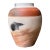 Vintage Studio Pottery Burnished Ceramic Vase For Sale