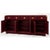 Burgundy Professionally Refinished 1970s Drexel Accolade Campaign Buffet / Sideboard - Custom Luxurious Wine Burgundy For Sale - Image 8 of 10