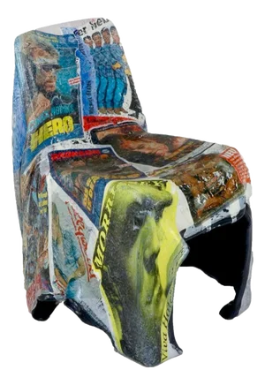 1990s Bar and Knell Recycled Plastic Chair