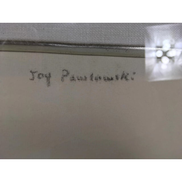 Academy Style Woman in Classical Dress Pencil Drawing. For Sale - Image 10 of 11