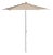 Resistant 9 Ft Easy Glide Market Umbrella in Beige For Sale
