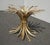 Vintage Italian Gold Wheat Sheaf Side Table For Sale In Los Angeles - Image 6 of 11