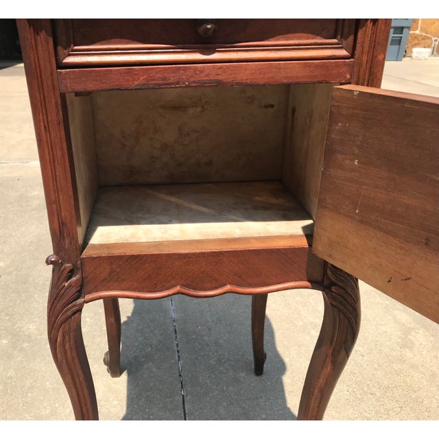 Antique French Marble Top Night Stand Chairish