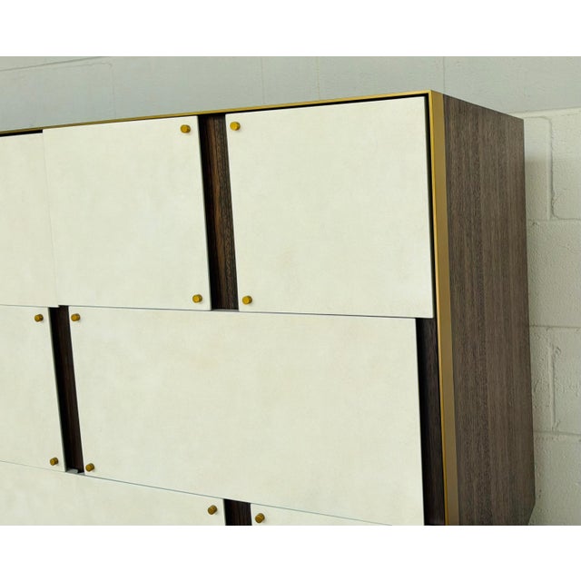 Revelation Modern Block Buster Four Door Cabinet For Sale - Image 9 of 10