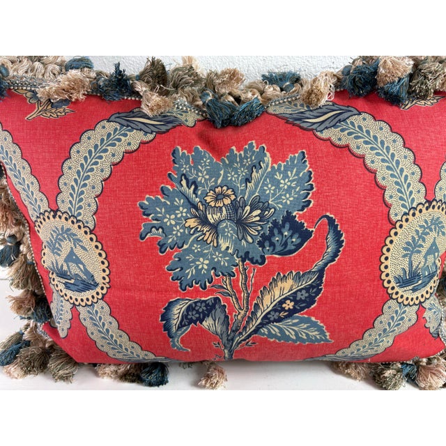 Brunschwig & Fils Vintage Brunschwig and Fils French Country Cotton Print Pillows For Sale - Image 4 of 11