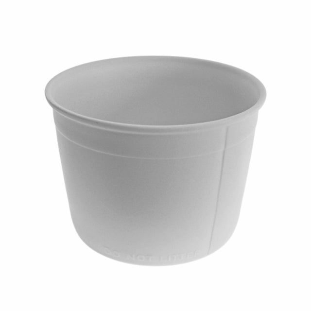 Mid-Century Modern Do Not Litter Bowls 1990s Matte White Porcelain Rosenthal Pop-Art Decorative Collectible - A Pair For Sale - Image 3 of 7