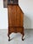 Vintage Queen Anne Style Solid Cherry Slant-Front Secretary Desk For Sale - Image 4 of 12