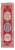 Vintage Bright Red Turkish Runner - 3' x 10'9" For Sale