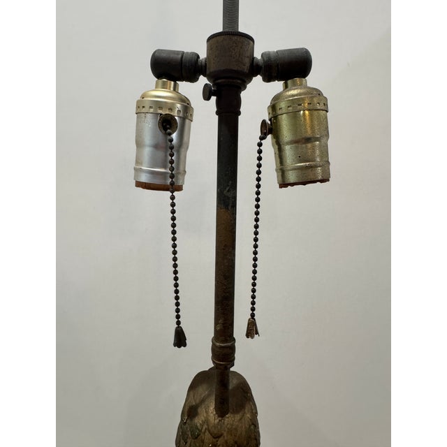 1960s Bird Sculpture Table Lamp on Pedestal Base Borghese For Sale - Image 9 of 16