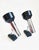 Clean, minimalist set of sophisticated 1970s spot lights from German manufacturer STAFF that can be mounted to the wall....