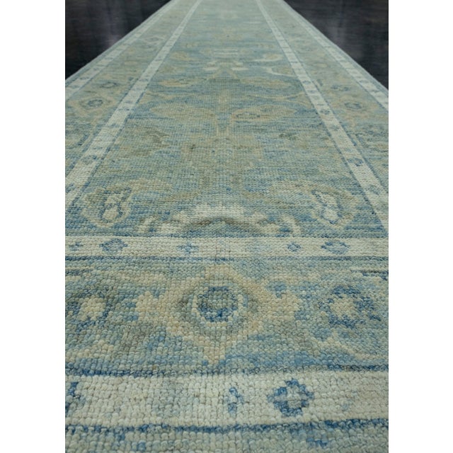 Early 21st Century Turkish Oushak Runner Rug 2'9" x 16'3" #17818 For Sale - Image 5 of 8