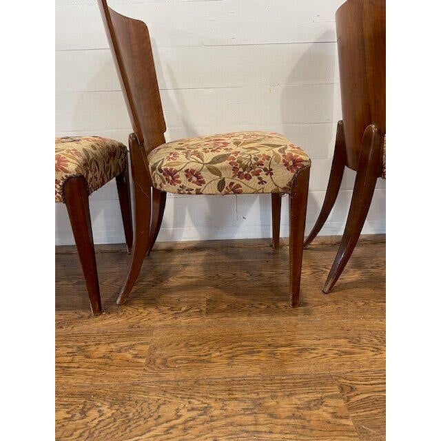 Vintage H-214 Chairs by Halabala, 1930, Set of 4 For Sale - Image 8 of 11