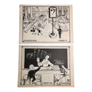 1935 Children's Music Print - Set of 2