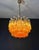 Vintage Chandelier with Quadriedri Amber Shade & Gold Metal Frame, 1990 For Sale - Image 10 of 18
