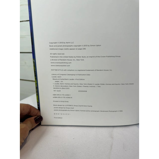 Beauty at Home by Aerin Lauder Coffee Table Book For Sale In Miami - Image 6 of 11