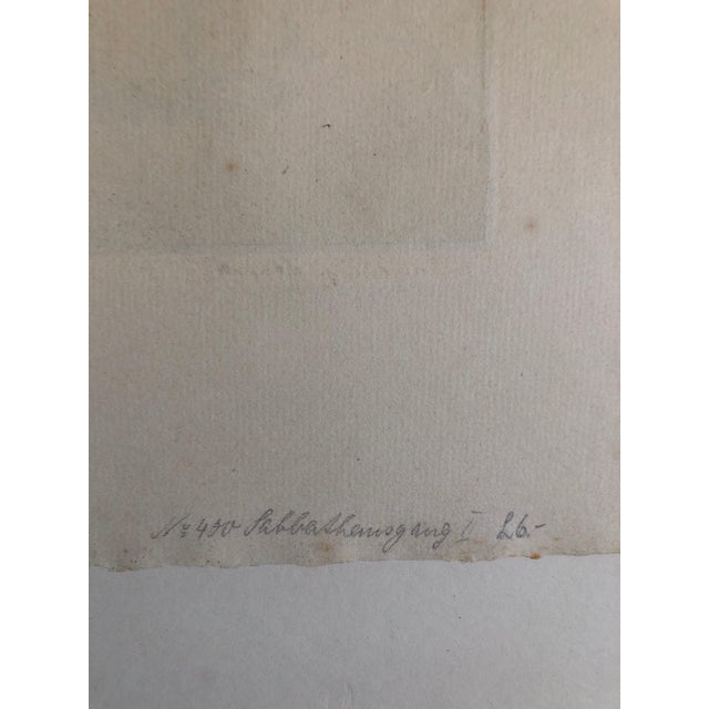 Hermann Struck, German Israeli Judaica Havdalah Scene Jewish Shabbat Closing Ceremony, 1926 For Sale In Miami - Image 6 of 7