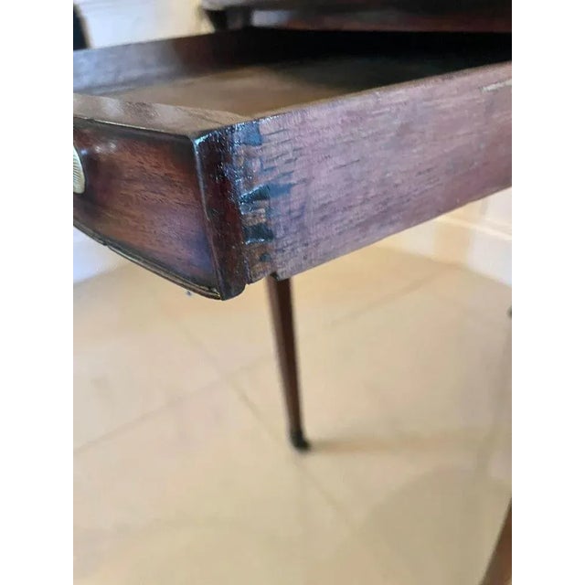Antique George III Mahogany Pembroke Table For Sale - Image 9 of 12