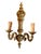 Brass 1950s Pair of Antique French Bronze Two-Arm Sconces – Heavy, Ornate Rococo Style, Natural Patina, Requires Rewiring For Sale - Image 8 of 9