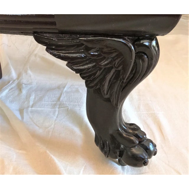 Early 1800s Napoleon III French Empire Slipper Chair For Sale - Image 10 of 11