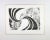 Modern Black and White Abstract Spiral For Sale In Houston - Image 6 of 7